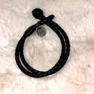 Men’s Bottega Veneta Intrecciato Leather Bracelet